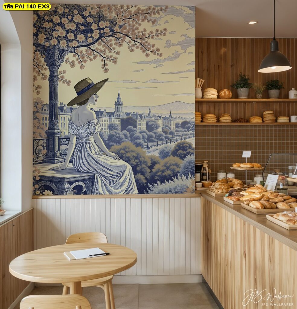 ตกแต่งร้านคาเฟ่ให้โดดเด่น ด้วย วอลเปเปอร์ร้านคาเฟ่ ที่ออกแบบได้เองทุกขั้นตอน
