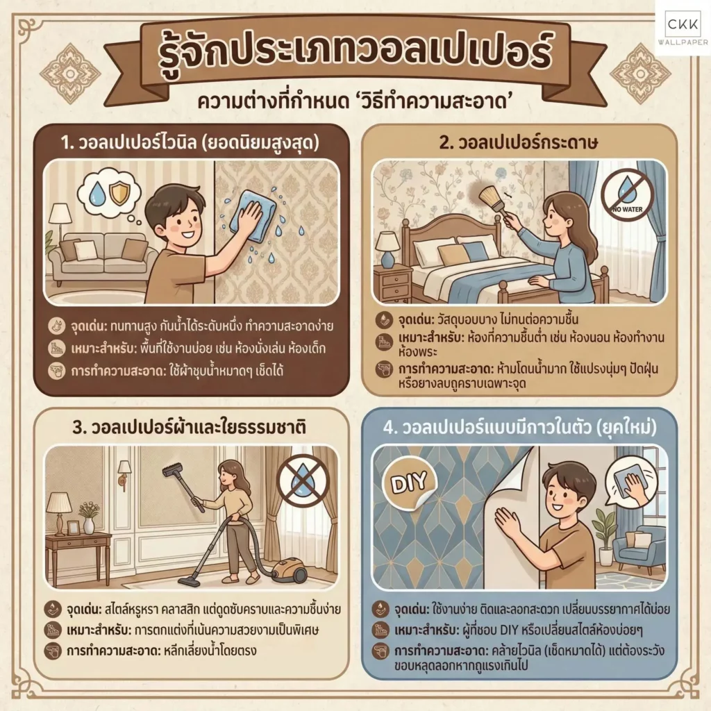 รู้จักประเภทวอลเปเปอร์