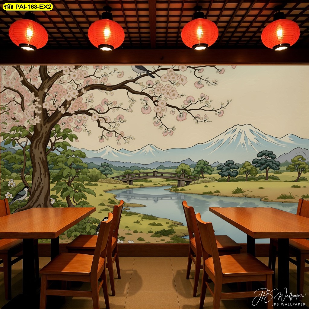วอลเปเปอร์พิมพ์ด่วนสำหรับร้านอาหาร เปิดร้านใหม่ใช้ทัน