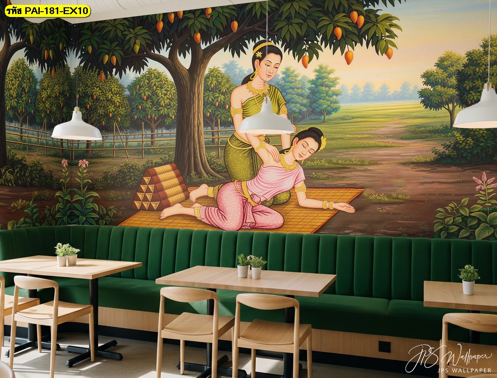 เคล็ดลับเลือกวอลเปเปอร์ร้านอาหารไทย ให้เข้ากับสไตล์ตกแต่งภายใน