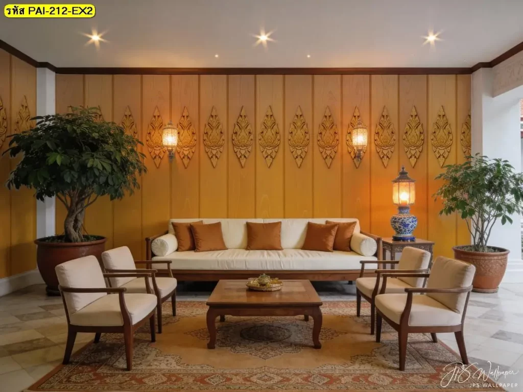 กรุผนังลายไม้แบบคลาสสิกช่วยสร้างเงาอ่อนบนผนัง รับพิมพ์และบริการติดตั้งเพื่ออารมณ์อบอุ่น วอลเปเปอร์กรุผนังลายไม้รับพิมพ์ตามพื้นที่จริง ช่วยให้แสงตกกระทบผนังอย่างต่อเนื่อง