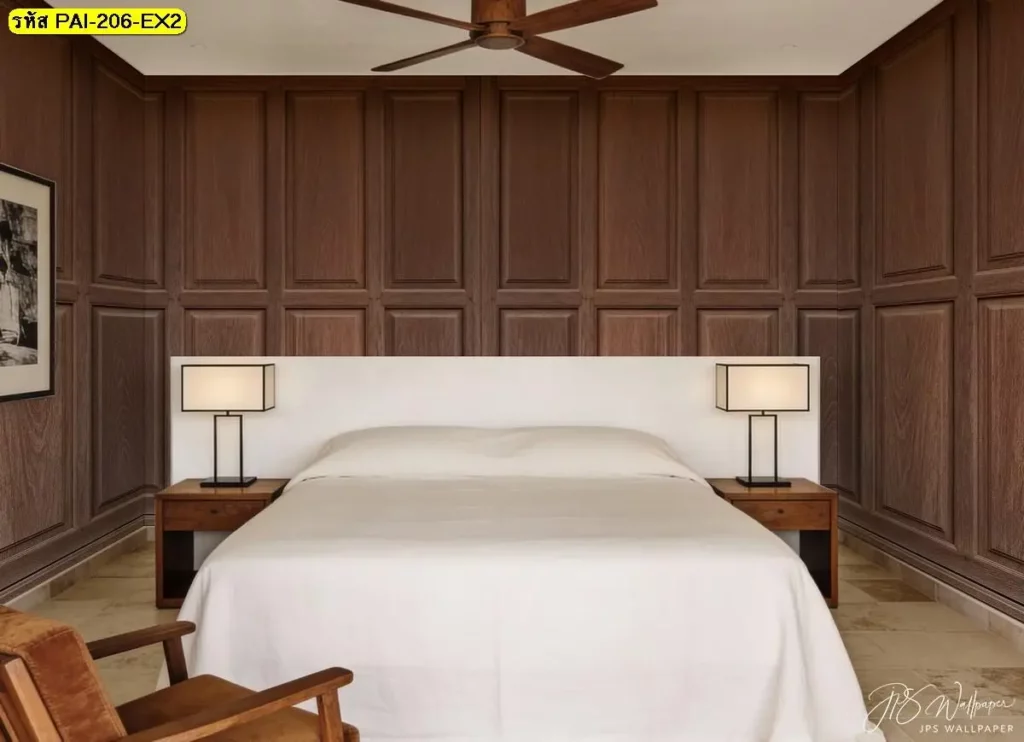 วอลเปเปอร์ติดผนังลายไม้ธรรมชาติ รับพิมพ์และติดตั้ง เป็นไอเดียแต่งผนังที่ดูเป็นมิตร