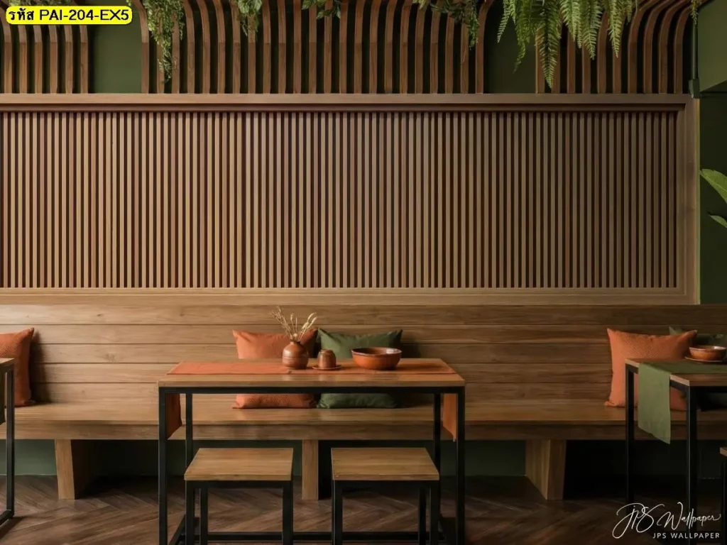 กรุผนังลายไม้แบบคลาสสิกออกแบบให้รับแสงเฉียง รับพิมพ์และบริการติดตั้งครบขั้นตอน วอลเปเปอร์กรุผนังลายไม้ช่วยให้พื้นที่ดูสงบ รับพิมพ์และติดตั้งสำหรับหลายประเภทโครงการ