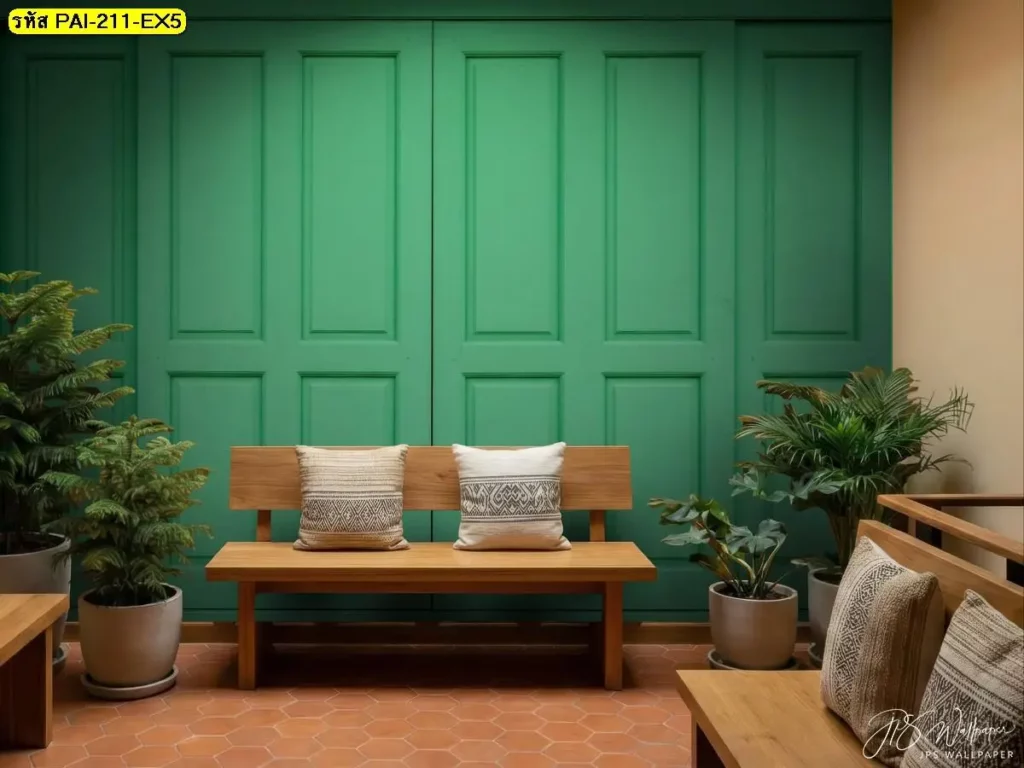 วอลเปเปอร์กรุผนังลายไม้ที่คุมโทนแสงได้ดี รับพิมพ์และติดตั้งเหมาะกับบ้าน รีสอร์ต และร้านอาหาร ภาพติดผนังกรุผนังลายไม้ช่วยกระจายแสงอย่างสมดุล รับพิมพ์พร้อมบริการติดตั้งเพื่อบรรยากาศที่ควบคุมได้