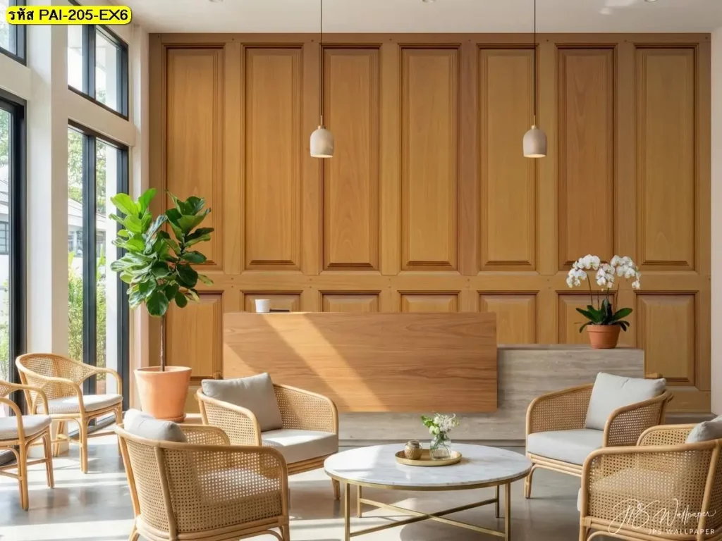 ภาพติดผนังลายกรุผนังไม้แนวธรรมชาติ รับพิมพ์และบริการติดตั้ง เป็นไอเดียแต่งผนังที่ใช้งานได้ยาว
