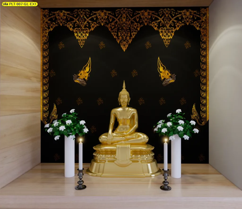 การจัดวางห้องพระ